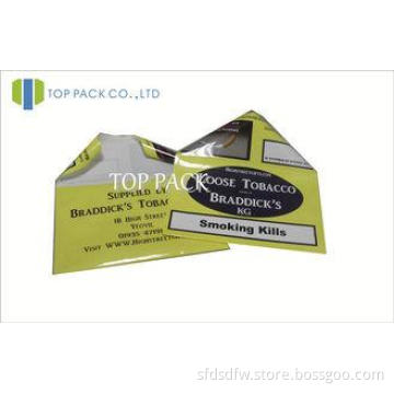 PET / PE Herbal Incense Bags , Hand Roll Plastic Tobacco Po